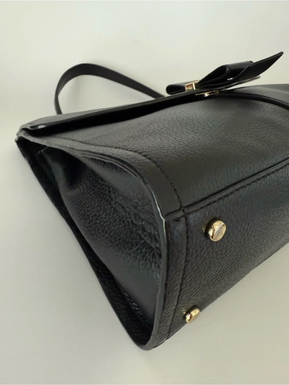 Kate Spade Black Leather Top-Handle Satchel
